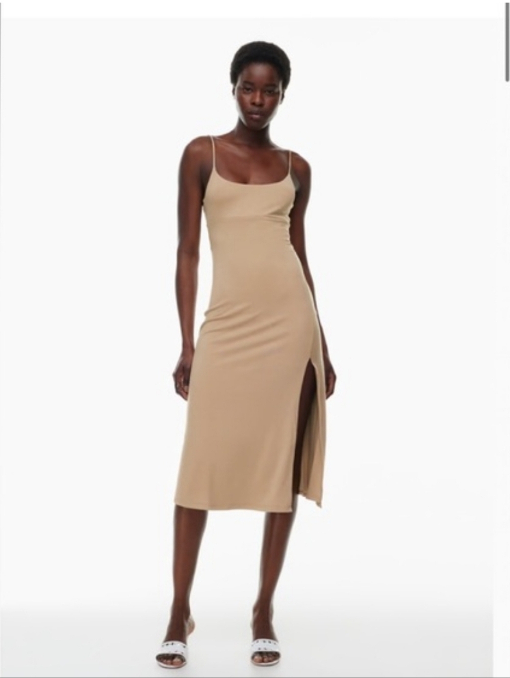 NWT Aritzia | Wilfred Dreamweaver Dress Beige Sz S